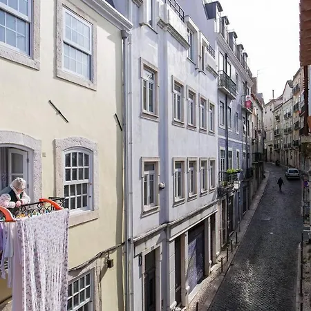 Apartament Charmant Duplex En Plein Centre Historique Wi Fi Lizbona